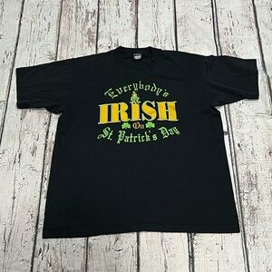 Vintage 90s Everybody's Irish on St. Patrick's Day 1990s Irish Pride tshirt